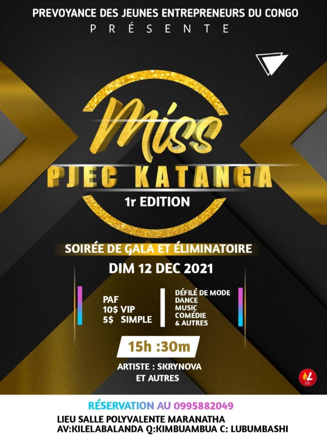 Miss pjec katanga 2021